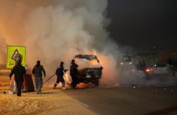 Graves incidentes en El Cairo entre la pol¨ªcia y ultras antes del partido Zamalek-ENPPI. Hay, al menos, 14 personas fallecidas.