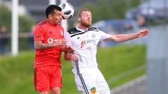 Medel celebra con Besiktas en fase previa de Europa League