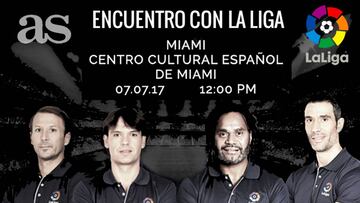 Mendieta, Morientes, Karembeu y Fernando Sanz estarán en Miami con AS y LaLiga el 7 de julio de 2017.