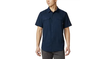 Camisa de manga corta Columbia Utilizer II azul marino para hombre en Amazon