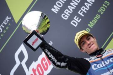 Maverick Viñales vencedor de la carrera de Moto3.