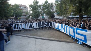 La manifestación del Espanyol.