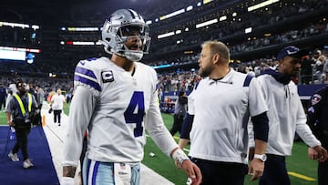 Dak Prescott en un partido con los Dallas Cowboys