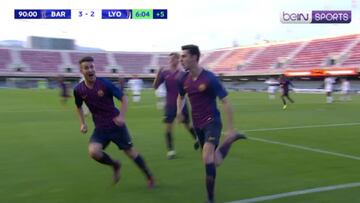 Marqués, de penalti, clasifica al Barça para la Final Four de la Youth League en el 96'