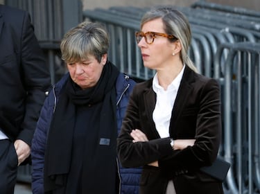 Ester García, la abogada de la acusación, llegando a la Audiencia de Barcelona