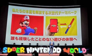 Conferencia de presentación de Super Nintendo World | Bloomberg