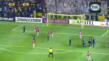 ¡Espectacular atajada de Andrada para salvar a Boca del gol!