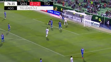 El gol de Diego Valdés en la eliminación de Santos Laguna