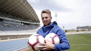 El jugador del M&aacute;laga, Javier Ontiveros.