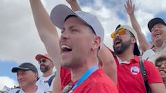 El esposo de Francisca Crovetto encabeza los festejos de Chile en París y así reacciona ella: emoción total