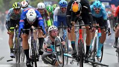 Las caídas protagonizan la 5ª etapa del Giro