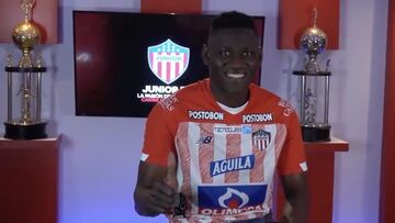 Martínez Borja y sus primeras palabras como jugador del Junior