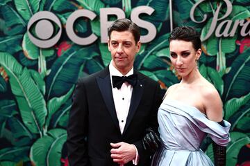 Christian Borle and Skye Mattox attend the 76th Annual Tony Awards in New York City, U.S., June 11, 2023. REUTERS/Amr Alfiky