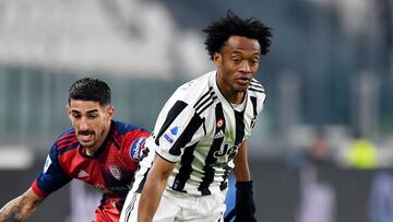 Juan Guillermo Cuadrado en un partido de Juventus en Serie A