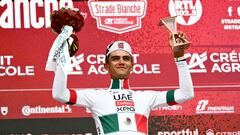 Isaac del Toro termina en la tercera posición en Strade Bianche