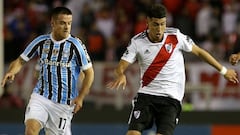 Exequiel Palacios fue protagonista bajo la mirada del Barça