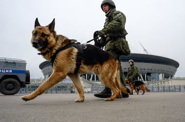 Russian security forces prepare for potential World Cup trouble