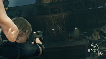 resident evil 4 remake medallones azules isla deposito carga