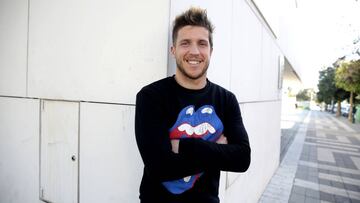 Keko Gontán posa antes de la entrevista.