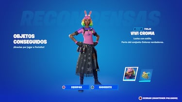 Cómo conseguir gratis el Pack de Colores Verdaderos con la nueva skin Vivi Croma en Fortnite