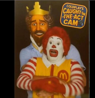 Los mejores memes de la pareja pillada por la ‘Kiss Cam’ del concierto de Coldplay