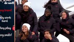 El alegre video navideño del PSG en el que participó Endler