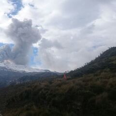 Emisión de ceniza en el volcán Nevado del Ruiz: en qué nivel quedó y consecuencias