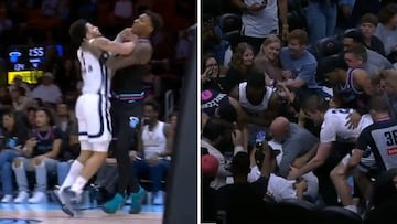 Tumultuosa pelea en la NBA: tienen que ver la ida de olla del hijo de Scotty Pippen