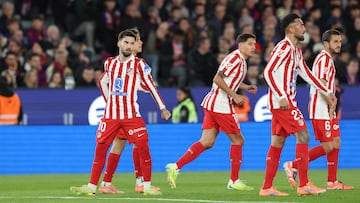 Baena, en un momento del Barça-Atlético.