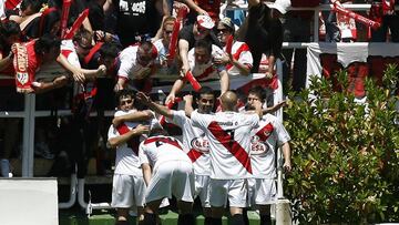 Ascenso del Rayo Vallecano a Primera División en 2011.