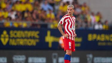 Griezmann, en el Carranza este verano. La mochila.