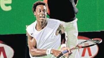 <b>ELÁSTICO. </b>Gael Monfils se mostró contra Baghdatis como es: un tenista elástico, potente, espectacular y que ha superado un bache.