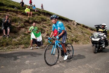 Nairo Quintana protagonizó un ataque de más de 14 kilómetros y logró su primer triunfo en el Tour de Francia de este año.