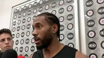 Ha causado debate en EEUU: la respuesta de Kawhi sobre una pregunta de su vida privada