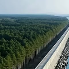 Ni China ni EEUU: el país que tiene una barrera de hormigón de 400 kilómetros de largo para impedir la llegada de tsunamis