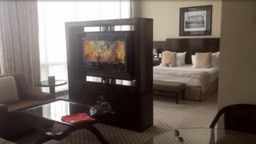 Alexis Sánchez muestra su habitación en hotel de Moscú: ¡qué vista le tocó!