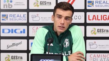 Aitor Córdoba, en rueda de prensa.