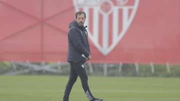 Quique Flores, este jueves.
