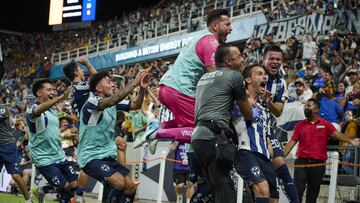 Sergio Canales celebrates his goal 0-1 of Monterrey during the game Tigres UANL vs Monterrey, corresponding to the Round of 16 of the Leagues Cup 2023, at Shell Energy Stadium, on August 08, 2023.
<br><br>
Sergio Canales celebra su gol 0-1 de Monterrey durante el partido Tigres UANL vs Monterrey, correspondiente a la fase de Octavos de final de la Leagues Cup 2023, en el Estadio Shell Energy, el 08 de Agosto de 2023.