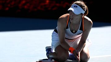 Cornet, en cuartos de un Slam al 63? intento; Sabalenka, KO