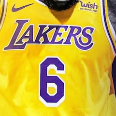 LeBron se cambia de número: ¿cuatro camisetas retiradas?