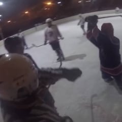 Lamentable agresión a un árbitro en un partido de hockey hielo
