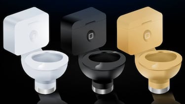 Un váter con forma de iPhone para las nuevas oficinas de Apple