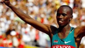 CAMPEÓN OLÍMPICO. Samuel Wanjiru ganó el maratón de los JJ.OO. de Pekín 2008