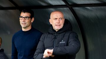 Calero, ante el Villarreal CF B