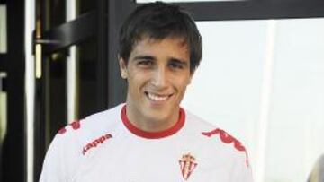 <b>FELIZ. </b>Trejo se siente muy a gusto con la trayectoria del Sporting"