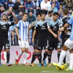 Repoker de un gran Celta al vergonzoso Málaga de Schuster