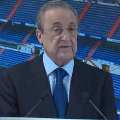 Florentino, a Mendy: "Te ha traído aquí tu talento y la lucha"