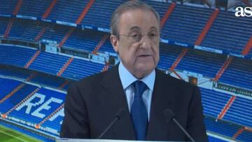 Florentino, a Mendy: "Te ha traído aquí tu talento y la lucha"