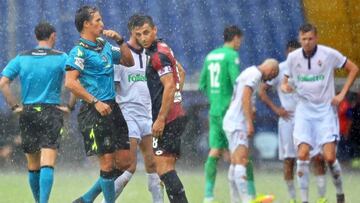 El Génova-Fiorentina, suspendido por la lluvia.